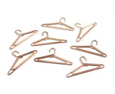TrendformÂ âÂ Bloc Cintre Clips, Lot de 8, Cuivre