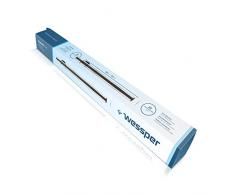 â§WESSPERÂ® Tube tÃ©lescopique pour aspirateur AEG-Electrolux, Privileg, Progress, Volta, Zanussi, Zelmer (Ã 32/32mm, argent)