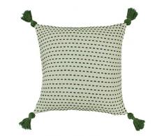 furn. Ezra Coussin rembourré en Polyester, Sauge, 50 x 50cm