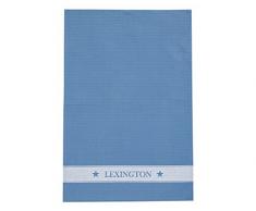 Lexington Chiffon de Cuisine Motif Ligne 70x50x0.2 cm Bleu/Blanc