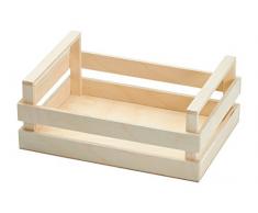 Bisetti 103Â Cassette Plateau en Bois, 25Â x 18Â x 10Â cm