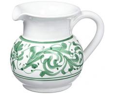 Ceramiche Siciliane Ruggeri Ceramiche S.r 8058259090671Â brillant Adelasia Ãmeraude Carafe 250Â Milliliters, Vert
