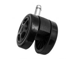 Woxter Station Stinger Wheels (5 Pack) - Paquet Roue de Secours Silencieux et éraflure Compatible avec Woxter Stinger chaises de Jeu (5 unités)