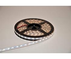 Radium Bande LED Ruban flexible 900 lumens par mètre, 3000 K blanc chaud, 5 m autocollant, extérieur IP65 étanche, application extérieure, bande flexible, blanc