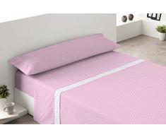 Cisne Rojo AbrilÂ Jeu de draps Polaires pour lit de 180Â cm Rose