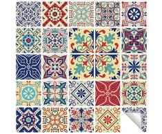 Wall Genie T15 1 100 Lot de 30 Autocollants en Vinyle pour carrelage 100 x 100 mm