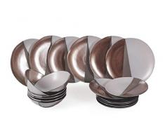 Villa dEste Home Tivoli 2195306 Officina Set de table 18 piÃ¨ces, grÃ¨s