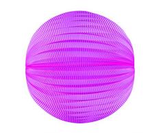 Party Pro 50220M LAMPION Rond, Papier 60g, Vieux Rose, 20 x 20 x 20 cm