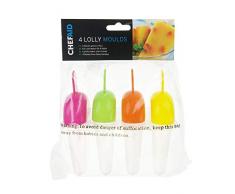 Chef Aid Lot de 4Â Moule Ã sucettes de