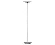 Unilux Variaglass Lampadaire LED 25W 3000 Lumens à Variation dintensité Lumineuse 180 x 34 cm Gris métal