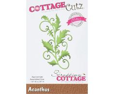 CottageCutz élites Die Acanthe Aquarium avec x 2. 20 cm, Acrylique, Multicolore