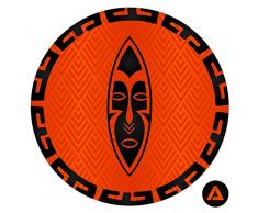 Homedecor. Maison cachÃ©e Culture DIY adhÃ©sif Cercles Murale sur Toile, tissÃ© Polyester, Grande, 71Â x 71Â cm, Tissu, Multi/Couleur, 71Â x 71Â x 71Â cm