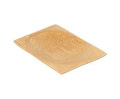 Garcia de pou Mini Assiettes Rectangulaires 6X8 Cm Naturel Bambou - 50 unitÃ©s
