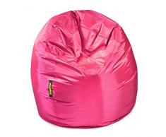 Pushbag Pouf, Polyester, Rose, 70 x 70 cm