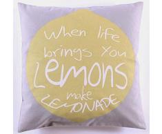 La Finesse - Housse de Coussin carrÃ©e dÃ©corative 50 x 50 cm pour la Maison en Coton pour Le Salon, Le canapÃ©, la Chambre Ã Coucher, Tissu colorÃ©, Taille Unique