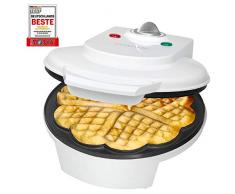 Bomann 650180 WA 5018 CB WA5018CB blanc Gaufrier, 1200 W