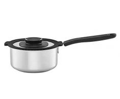 Fiskars Casserole avec couvercle, Capacité : 1,5 litre, Tout feux dont induction, Acier inoxydable/Plastique, Functional Form, 1026576