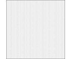 Gardinia Panneau Japonais à Fils en Tissu Blanc 60 x 245 cm