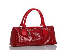 LUDI-VIN Sac Haute Couture Isotherme 1 blle Croco Rouge
