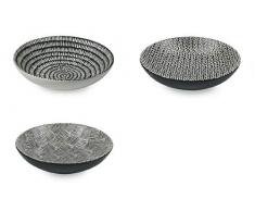 Villa DEste Home Tivoli 5900712 Lot de 6 assiettes creuses en porcelaine