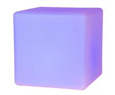 Lucide LED DICE - Lampe De Table ExtÃ©rieur - LED Dim. - IP54 - RGB - Blanc
