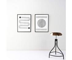 Belssia Lot de 2 Pinces Ã Linge rÃ©tro Multicolore