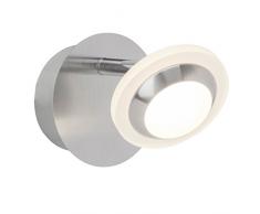 Brilliant AG G64710/13 Spot patÃ¨re LED, MÃ©tal, IntÃ©grÃ©, 4.5 W, Acier