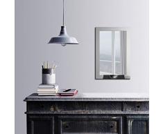 Bonamaison Décoration Murale Impression sur Miroir Encadré sur Toile, Dimensions: 40 x 60 Cm - Conçu et fabriqué en Turquie