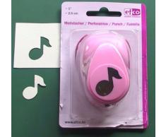 Efco Note de Musique Perforatrice Taille M M, Rose, 7, 5 x 5 cm