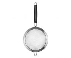 Lurch 230230 Passoire Tango Moyen Ã11,5cm, Plastique, Argent/Noir, 11,5 cm