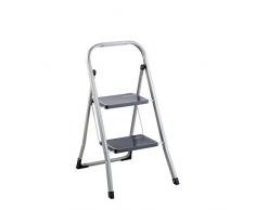 axentia 251201 Marchepied Pliable, Métal, Argent, 47 x 56 x 82 cm