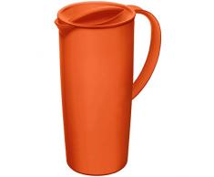 Rotho 1705802792 Cruche, Polypropylène, Papaya Red, 26 x 26 x 1,5 cm