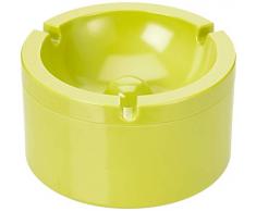 Rosti Mepal Cendrier avec couvercle anti-odeur 100% mÃ©lamine Vert Lime