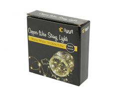 20Â LED Guirlande lumineuse Fil de cuivre