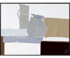 International Graphics - Affiche dâart encadrÃ©e - Christian, Choisy - La carafe et le pichet- 81 x 61 cm - Couleur du cadre: Noir - Serie ATHOS