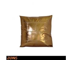 ZONS Coussin Cooper cuivre 45x45cm + Rembourrage 480g Coussin Voiture Coussin canapÃ© Oreiller