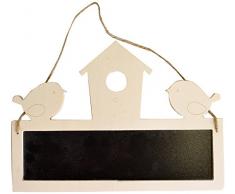 Artemio 24 x 17 x 1 cm Planche Nichoir en Bois, Beige