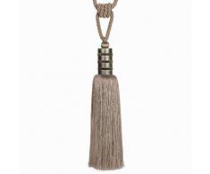 STEPHANOISE Embrasse Fantaisie, Prune, 29(h Pompon) x79 cm