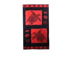 Natural History Gifts Serviette de Plage Rouge/Noir 95Â x 160Â cm