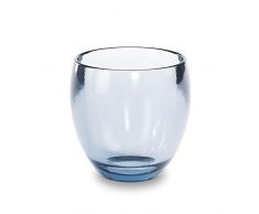 Umbra Droplet Gobelet à Dents en Verre Acrylique Bleu Denim Normal