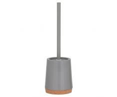 Sealskin Brosse de WC en Porcelaine, Gris, One Size
