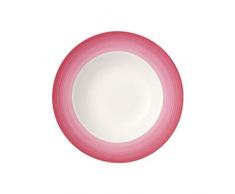 Villeroy & Boch Colourful Life Berry Fantasy Assiette creuse, 25 cm, Porcelaine Premium, Blanc/Violet