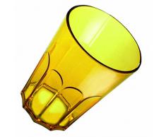 Pica Italia Casalinghi Verre Haut, en Plastique Jaune, 9Â x 9Â x 12Â cm