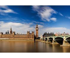 Papier Peint poster panoramique WESTMINSTER 4 x 2,70 m | Déco et photo murale XXL Qualité HD Scenolia