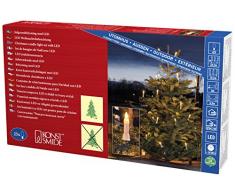 Konstsmide 1014-020 Guirlande à LED pour Sapin, Plastique, E10, 7.5 W, Blanc, 2420 x 0 x 0 cm