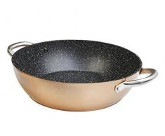 wecook Sauteuse Aluminium ForgÃ© Noir et Cuivre, 28Â cm
