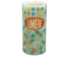 Natives 612730 Bougie LED Cire, Plastique, Multicolore, 9,9 x 5 x 7 cm