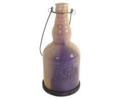 Ian Snow Lanterne Bouteille de Whisky recyclÃ©e Violet