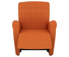 Eiffel Textile Lille â Housse canapé Fauteuil 55 x 195 x 2 cm Orange
