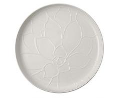 like. by Villeroy & Boch 10-4275-1765 its my home, Plateau Pratique pour Un Transport en Toute sécurité, Porcelaine Premium, Vert, Blanc